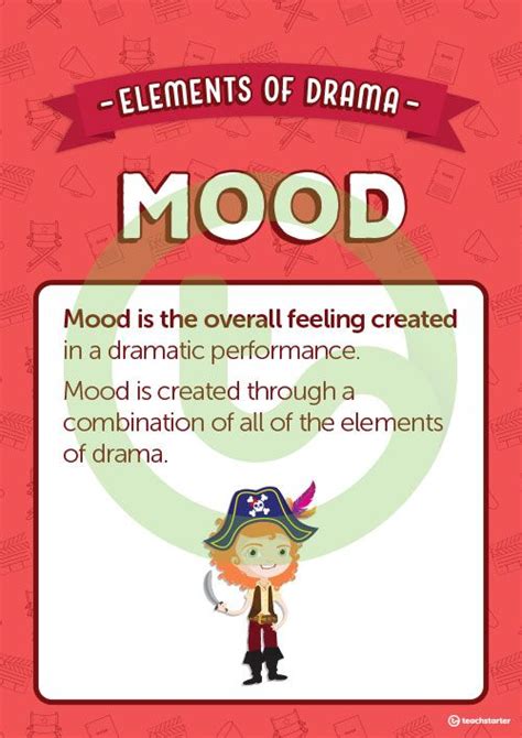 Mood Elements Of Drama Poster Teaching Resource Teach Starter