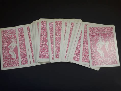 Vintage Nude Playing Cards Big Size 17 5 Cm SweetToplessfrom Etsy