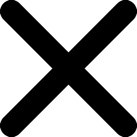 Download Png File Svg Cross Mark Png Black Png Image With No