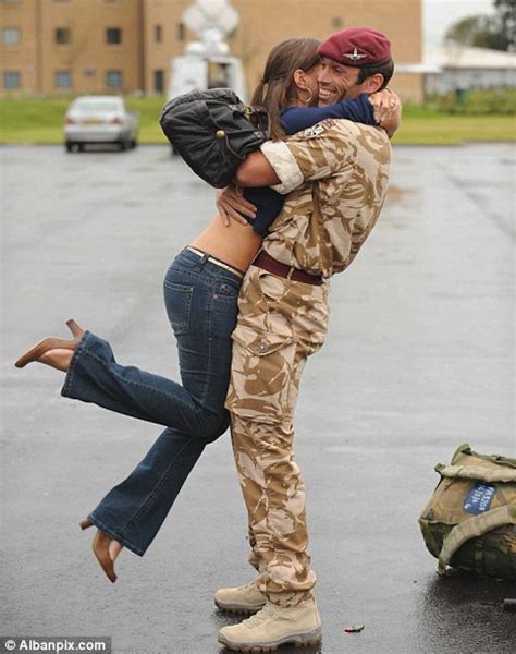 More Tears Hugs And Kisses As Battle Scarred B Company Returns From Afghanistan To A Hero S