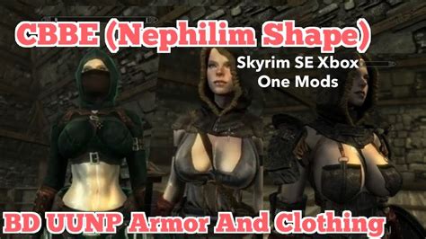 Cbbe Nephilim Shape Bd Uunp Armor And Clothing Replacer Skyrim Se
