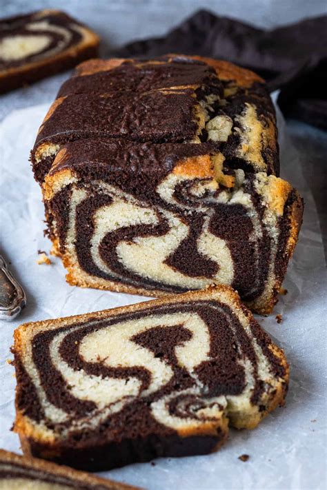 Peanut Butter Chocolate Marble Cake