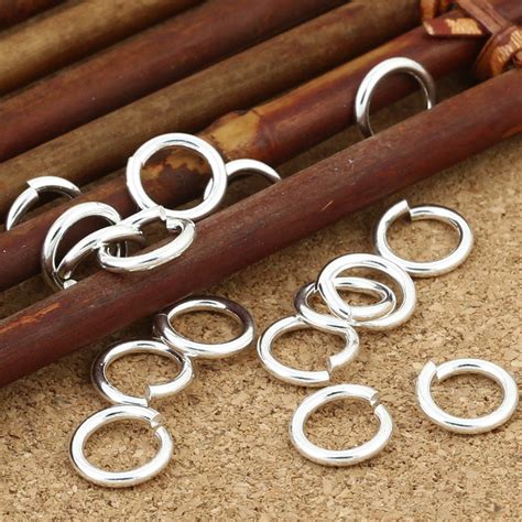 Bulk Sterling Silver Jump Rings Mm Mm Thick Wire Jump Etsy