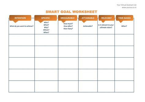 45 Smart Goals Templates Examples And Worksheets Templatelab