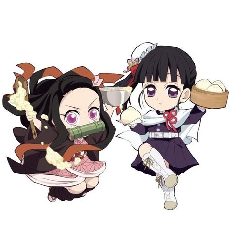 Kanao And Nezuko In 2022 Chibi Anime Chibi Anime