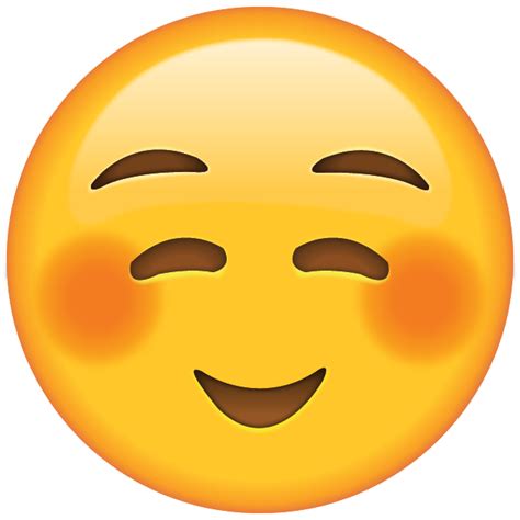 Download Shyly Smiling Face Emoji Emoji Island