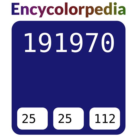 Midnightblue Midnight Blue 191970 Hex Color Code Rgb And Paints