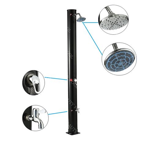62201 Straight Pvc Solar Shower 20ltwo Section Conecting Position