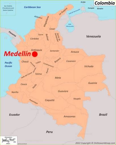 Medellin Map Colombia Detailed Maps Of Medellín