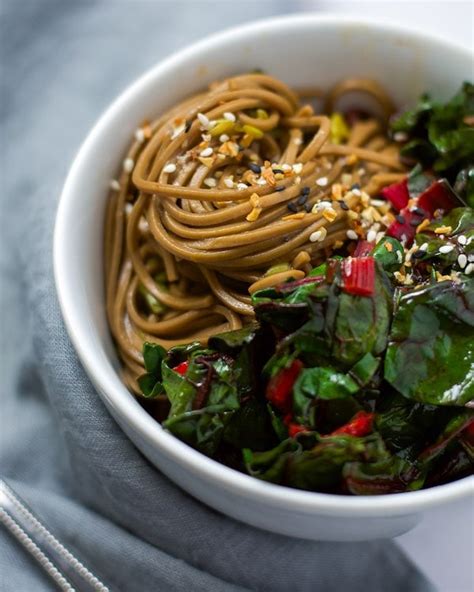 Spicy Soba Noodles With Garlicky Greens American Home Cook