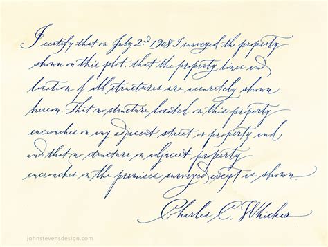 Handwriting Styles Of Calligraphy John Stevens Calligraphy