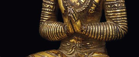 Global Nepali Museum A Rare Gilt Copper Figure Of Possibly King