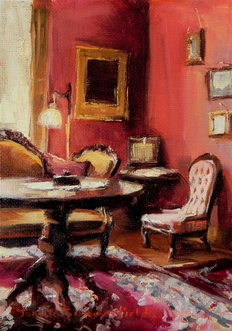 Jonelle Summerfield Oil Paintings Victorian Interior Victorian