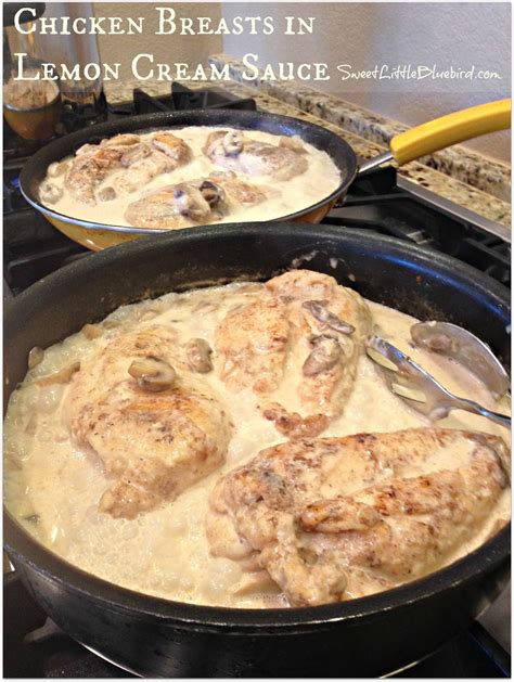 This easy butter chicken recipe is one of my favorite keto meals. Chicken Breasts in Lemon Cream Sauce - Sweet Little Bluebird