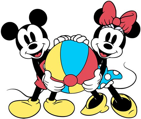 Minnie Mouse Beach Clipart
