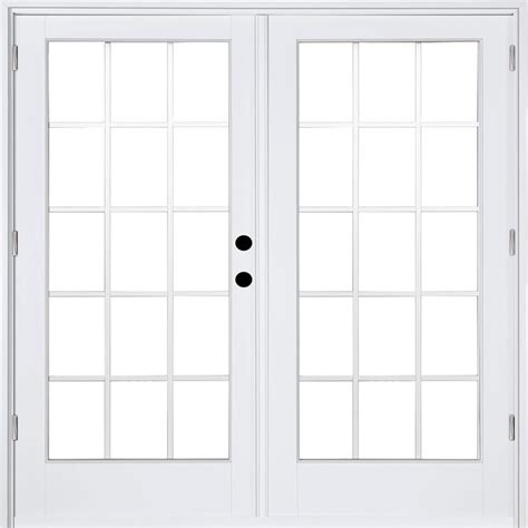 Mp Doors 60 In X 80 In Fiberglass Smooth White Left Hand Outswing
