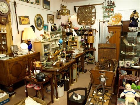 Antique Shop Vintage Design Interior Room Wallpapers Hd Desktop