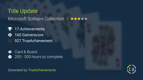 Title Update Achievements In Microsoft Solitaire Collection Windows