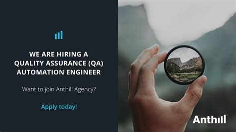 Anthill Agency På Linkedin Qa Jobopenings Job Jobopportunity