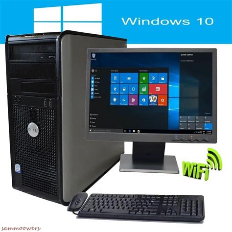 Want to connect your iphone to a windows 10 pc? DELL Windows 10 Pro Dual Core 2 Fast Desktop Computer PC ...