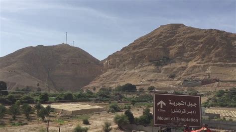 Jericho temptation mount and jesus baptism site. Jericho, Israel - Mount of Temptation - YouTube