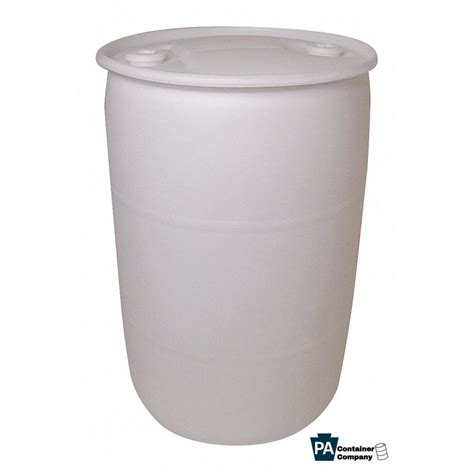 Used Food Grade 55 Gallon White Plastic Drums Pacontainercom