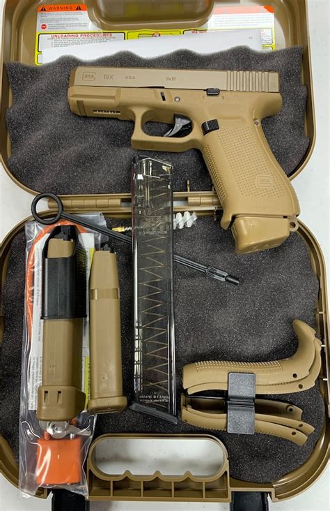 Glock 19x G19x Gen 5 Fde Night Sights For Sale New