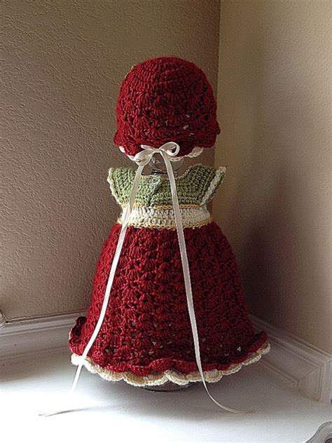 Crochet Christmas Pattern Baby Christmas Dress Baby Dress Etsy