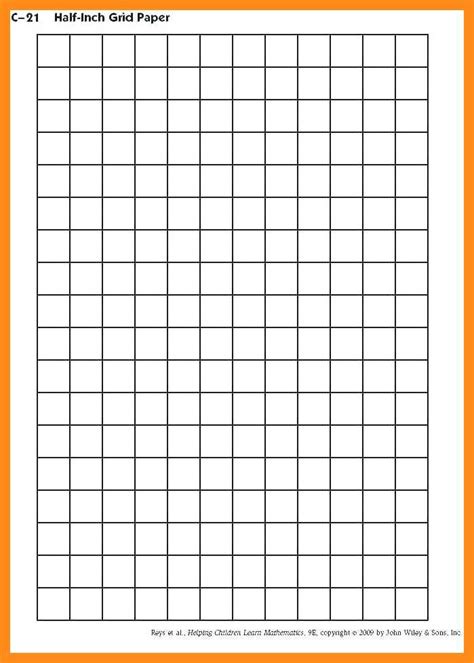 Printable Graph Paper 1 2 Inch Printable Word Searches