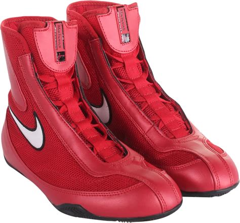 Nike 333580 611 Men Mid Boxing Shoe Varsity Red White Size 125 Uk