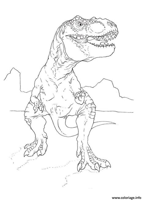 Coloriage Jurassic Park Indominus Rex JeColorie