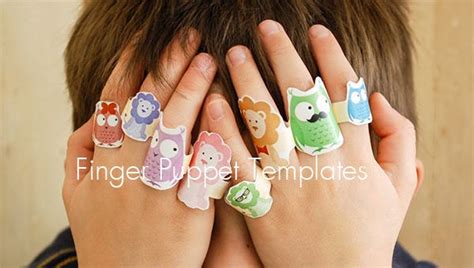 10 Finger Puppet Templates Psd Pdf