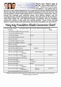 Mary Foundation Shade Conversion Chart Printable Pdf Download