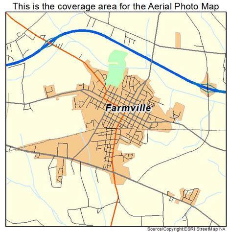 Aerial Photography Map Of Farmville Nc North Carolina