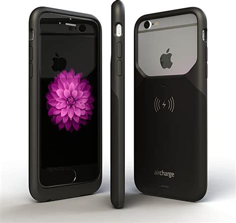 Aircharge Wireless Charging Case For Apple Iphone 66s Black