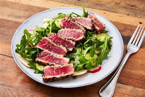Seared Yellowfin Tuna with Sesame Sauce from Key West, FL