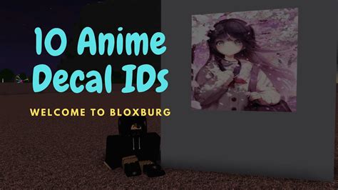 Anime Decal Ids For Roblox Bloxburg Youtube