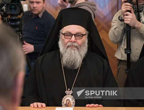 Foreign Minister Sergei Lavrov Meets With Patriarch John X Of Antioch