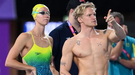 Watch As Ariarne Titmus Cody Simpson And Emma Mckeon Dominate In The Pool On Golden Day At 2022