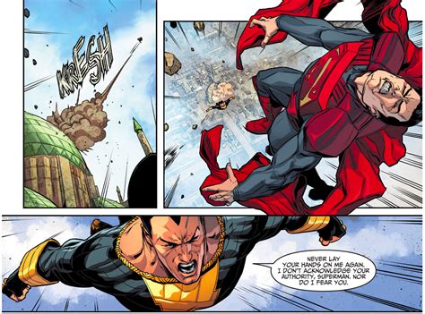 Superman Vs Black Adam Injustice Gods Among Us Comicnewbies