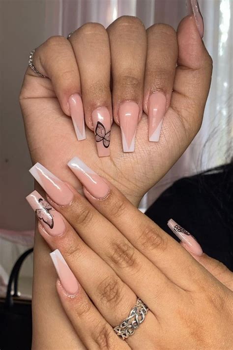 long coffin nails ideas summer photos