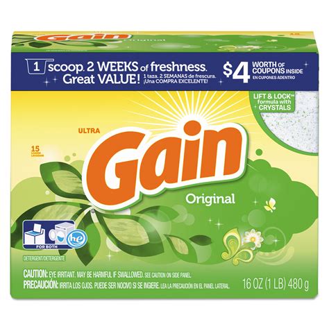 Can this formula be used in the front load washers? Original Scent Powder Laundry Detergent by Gain® PGC27831 ...