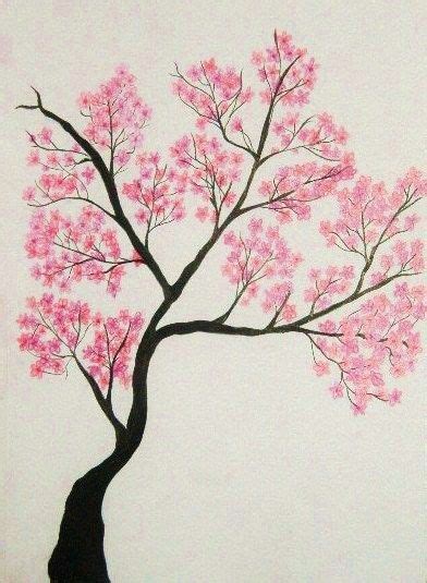 Cherry Tree Drawing Cherry Blossom Drawing Tree Illustration Tree