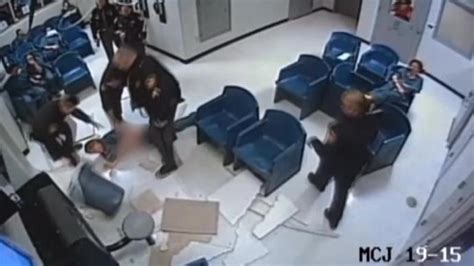 Security Video Captures Inmate Attempting Escape Falls Through Ceiling