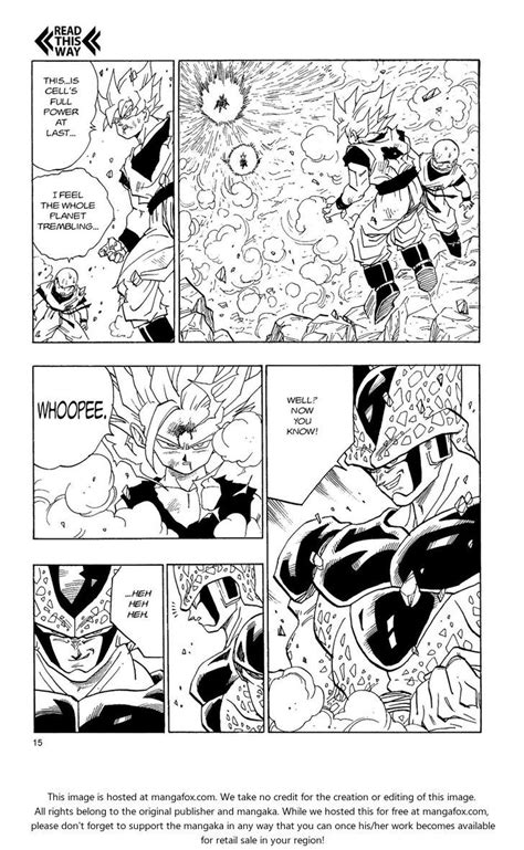 Dragon Ball 215 Cell Vs Gohan At Mangafoxme Dragon Ball Gohan Vs