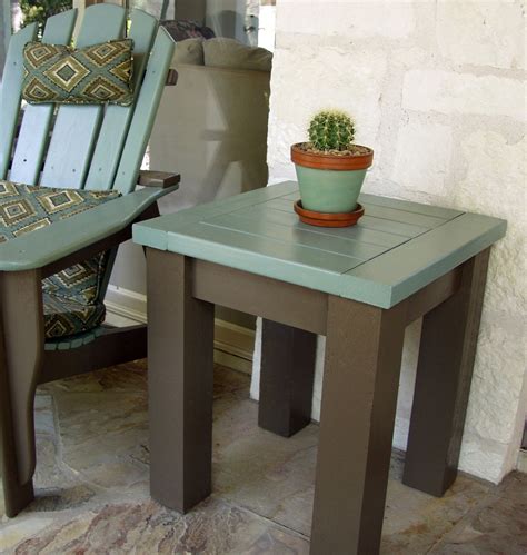 Learn how to make diy pallet furniture yourself. Tryde Side Table | Do It Yourself Home Projects from Ana ...