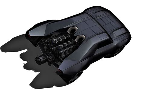 Inception Blueprints Of Batmobile Show The Transformation From Concept
