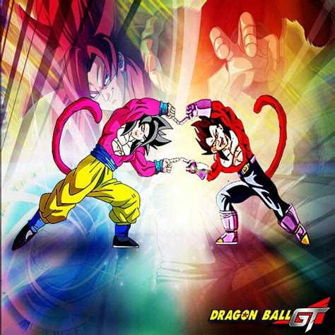 Dragon ball and saiyan saga : SSJ4 Goku SSJ4 Vegeta Fusion | Anime, Cartoon, Character