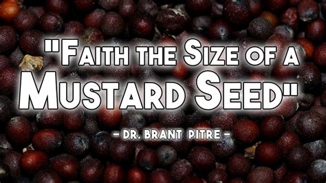 Faith The Size Of A Mustard Seed Youtube