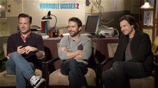 Charlie Day Jason Sudeikis Jason Bateman Horrible Bosses Interview Celebrity Interviews